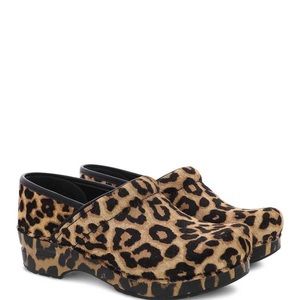 NEW - Dansko Professional Hair-calf Clog - Leopard - Size 41 - See Size Photo